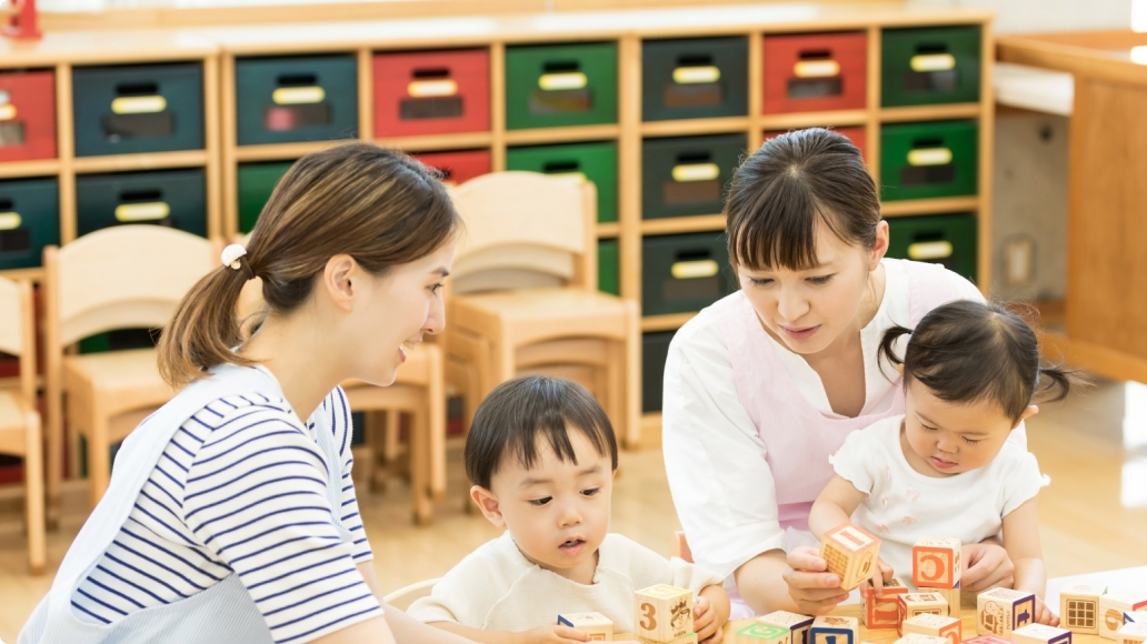 Child looking at train