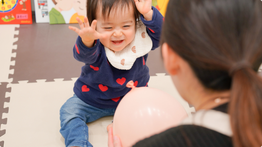 Child looking at train